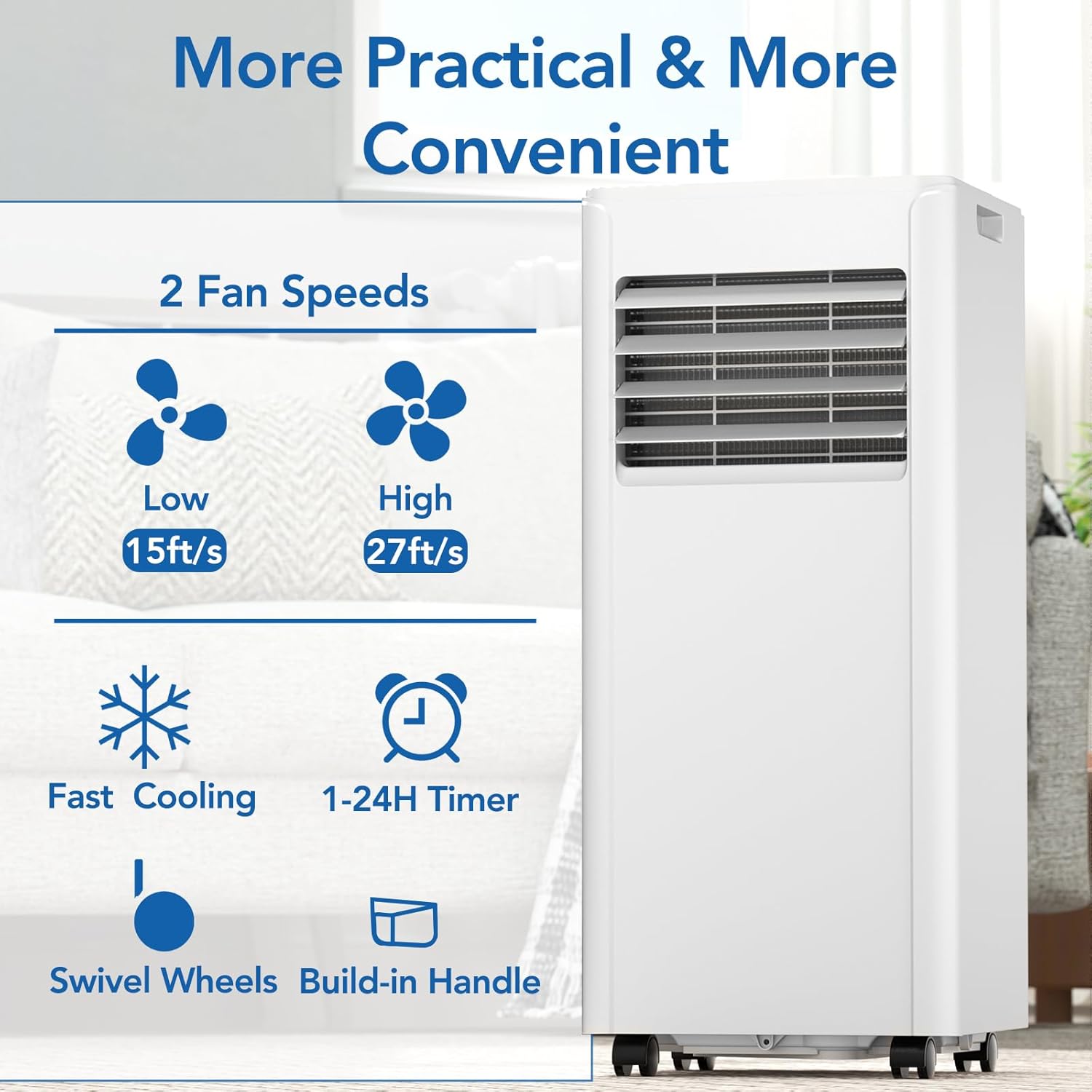 EasyCool™ 8,000 BTU Portable Air Conditioner