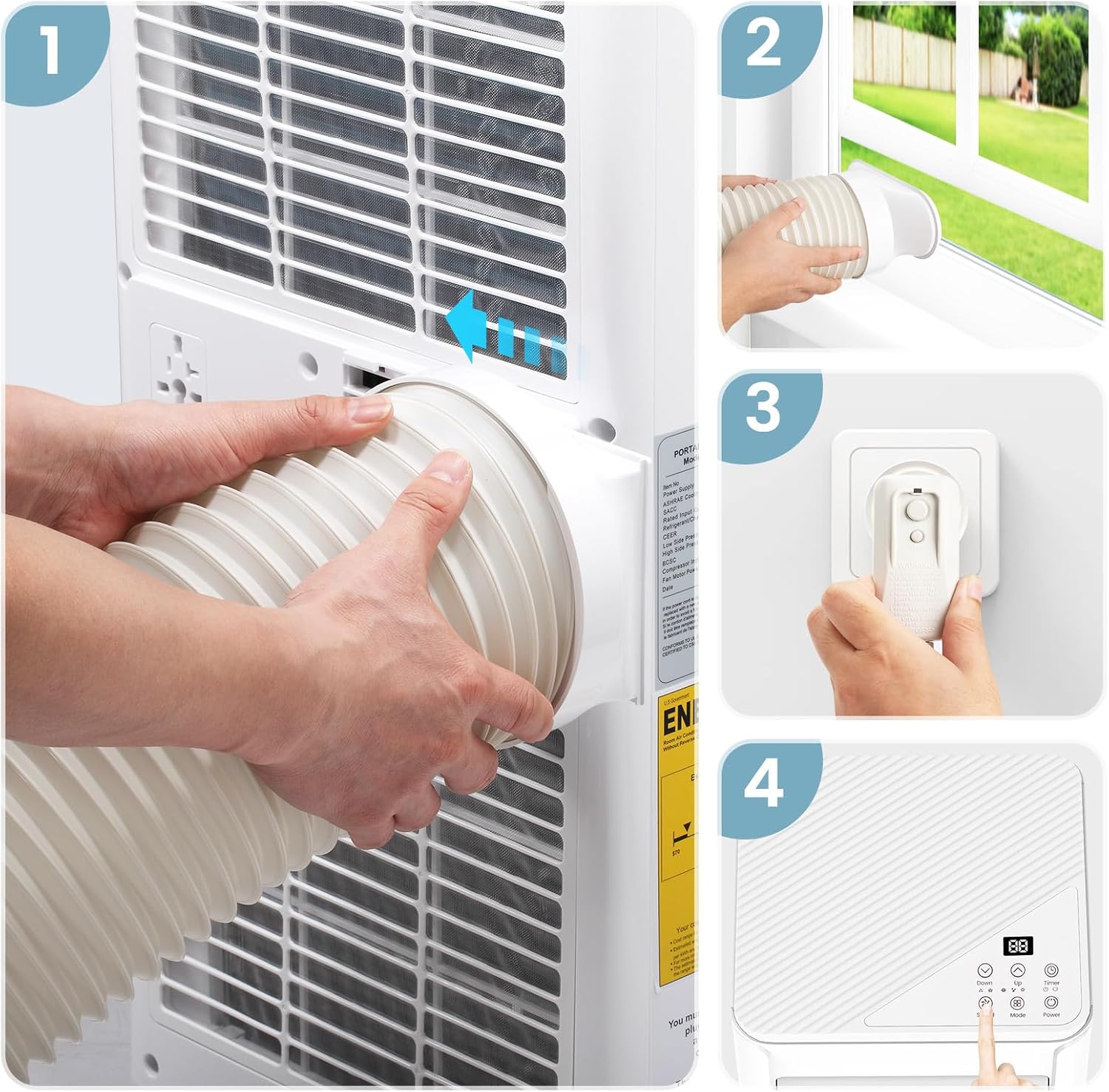 EasyCool™ 8,000 BTU Portable Air Conditioner